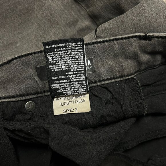 Kut From The Kloth High-Rise Ankle Skinny Jeans Size 2 Gray Stretch Slim Fit Den - Picture 8 of 8